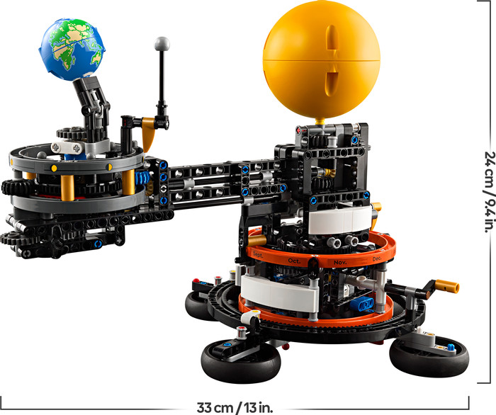 LEGO Technic de aarde en de maan in beweging 42179 detail