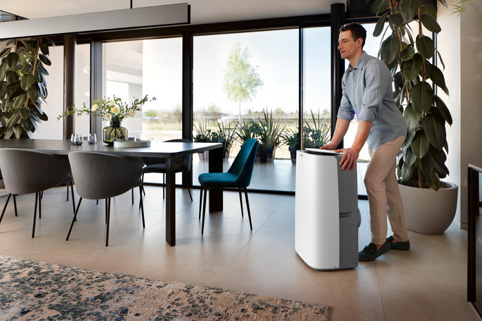 De'Longhi PACAP130IGentlejet product in gebruik