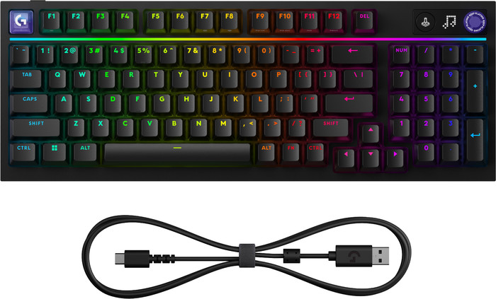 Logitech G316 X 98 Bedrade Gaming Toetsenbord Qwerty Zwart accessoire
