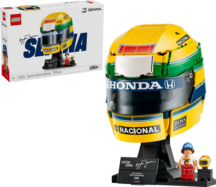 LEGO Editions F1 Ayrton Senna Helm 43024 rechterkant