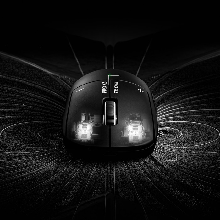 Logitech G PRO X3 SUPERSTRIKE LIGHTSPEED Zwart visual leverancier