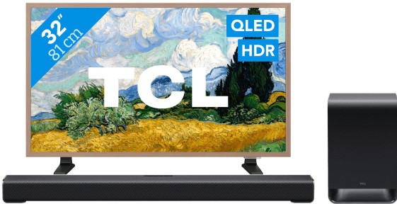 TCL QLED 32" A400 Pro (2026) + TCL S60K Main Image