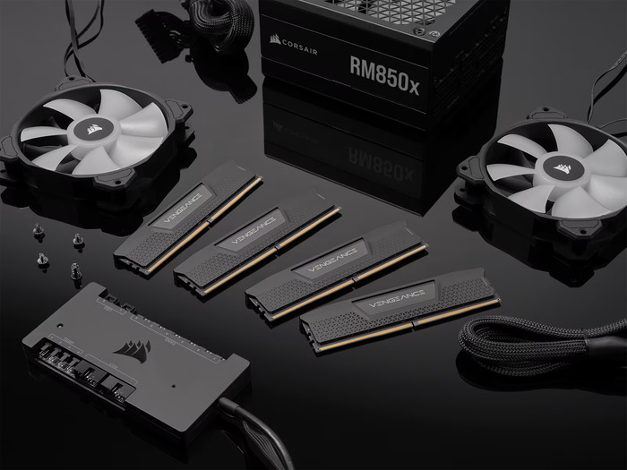 CORSAIR Vengeance 16GB (2x8GB) DDR5 DIMM 5200MT/s CL40 XMP product in gebruik