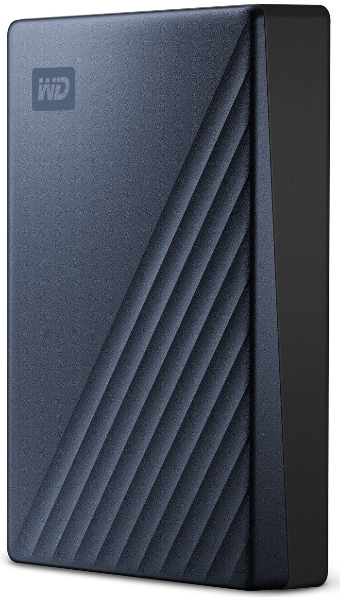 WD My Passport for Mac 5TB Type C Blauw - Duo pack detail