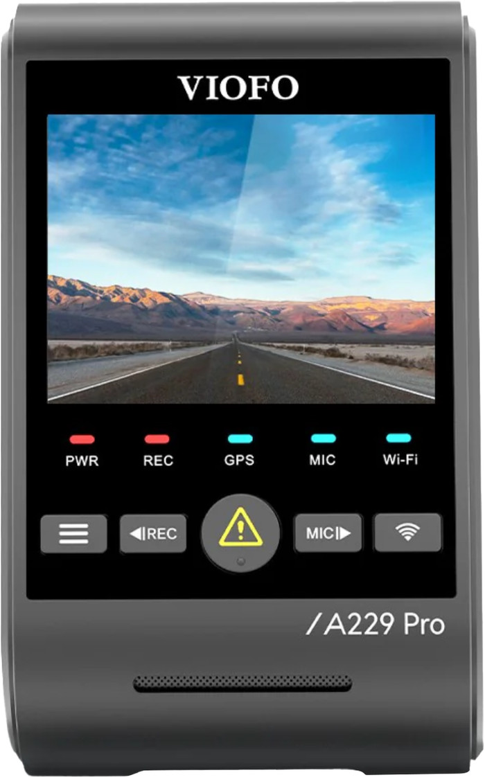 Viofo  A229 Pro 3CH 4K Wifi GPS achterkant