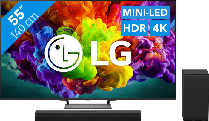 LG Mini-led 55" QNED85 (2026) + LG DS40T Main Image