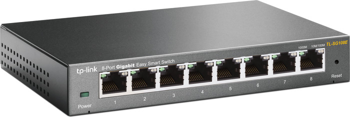 TP-Link TL-SG108E linke seite