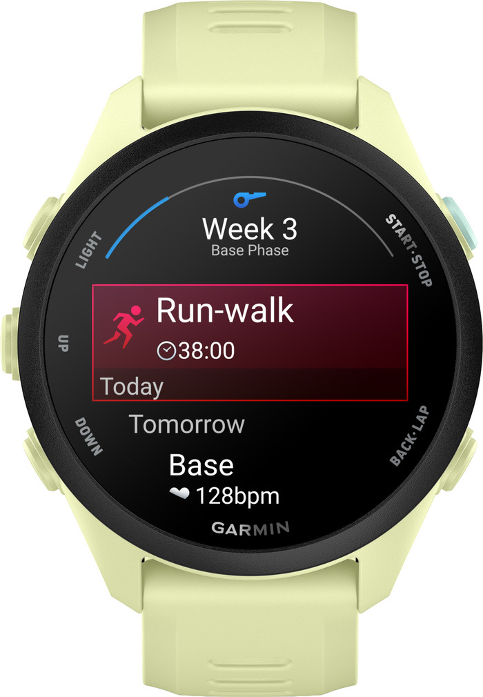 Garmin Forerunner 70 43 mm Geel voorkant