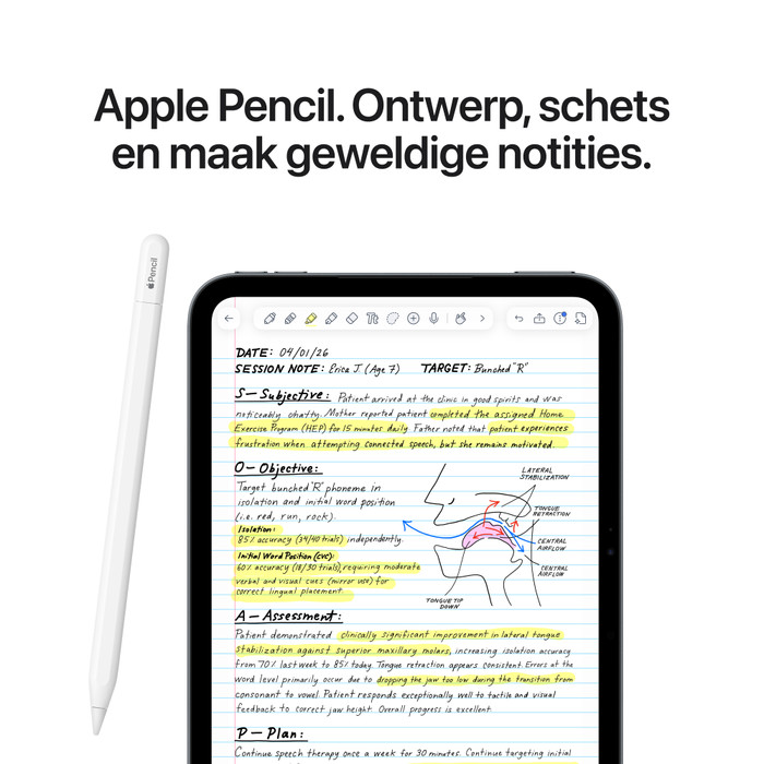 Apple iPad mini 8 (2026) 8,5 inch 512GB Wifi + 5G Middernacht visual leverancier