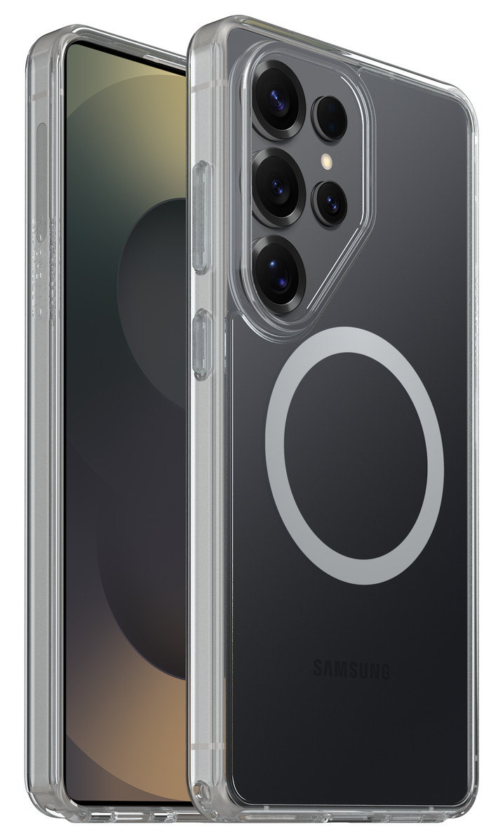 OtterBox Symmetry Samsung Galaxy S26 Ultra Back Cover with Magnet Transparent front