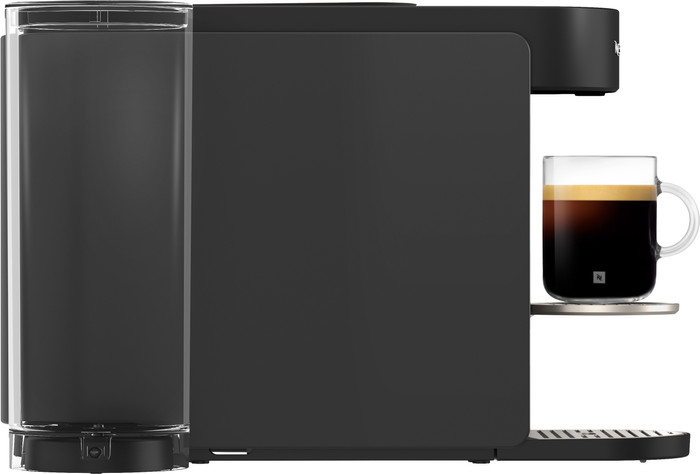 De'Longhi Nespresso ENV200GYAE Vertuo UP Antraciet + Aeroccino rechterkant