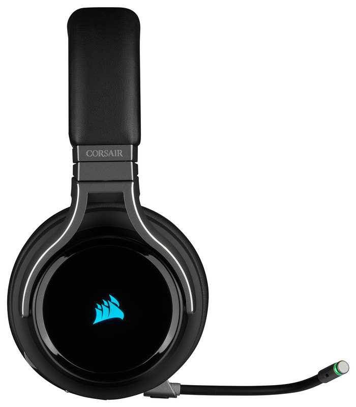 Corsair Virtuoso RGB Wireless Gaming Headset Carbon right side