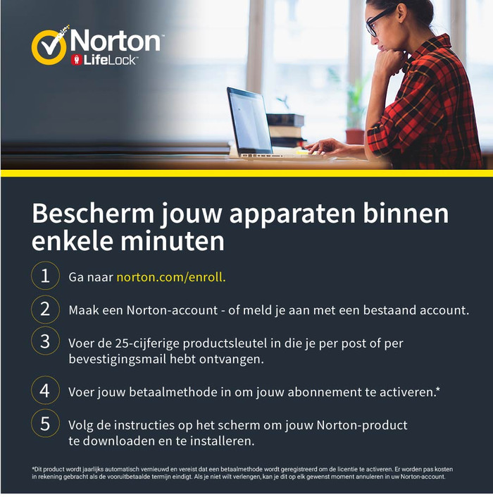 Norton 360 Deluxe 2020 | 3 Apparaten | 1 Jaar | 25GB | Windows/MAC/Android/iOS visual leverancier