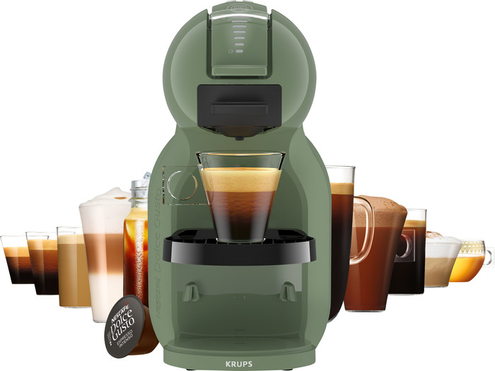 Krups NESCAFÉ Dolce Gusto Mini Me 2 KP1433 Sage product in gebruik
