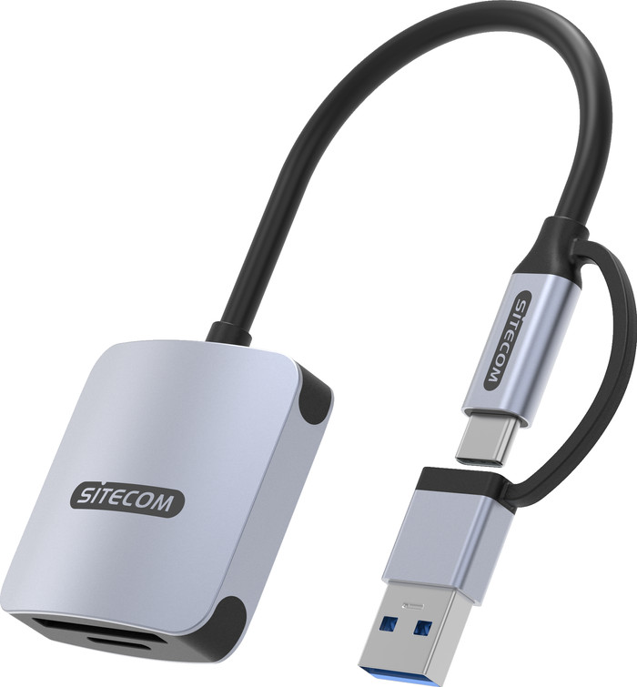 Sitecom USB Card Reader High Speed USB-C & USB-A Main Image