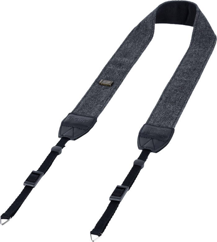 Rollei Camera Strap Zwart voorkant