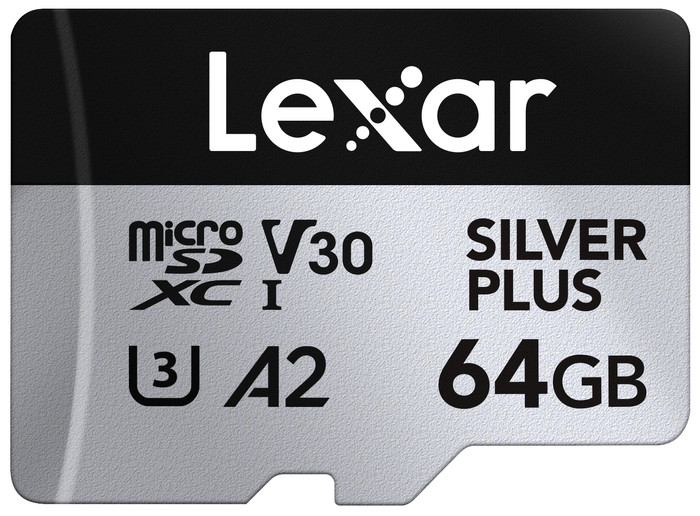 Lexar Professional MicroSDXC Silver Plus 64GB 100MB/s Main Image