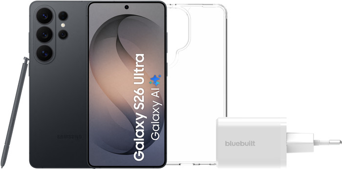 Samsung Galaxy S26 Ultra 256GB Black 5G + Basic Accessory Pack Main Image