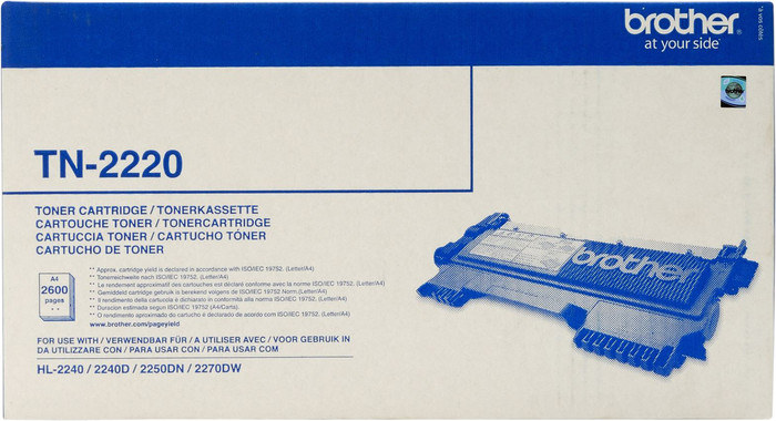 Brother TN-2220 Toner Cartridge Black (High Capacity) Main Image