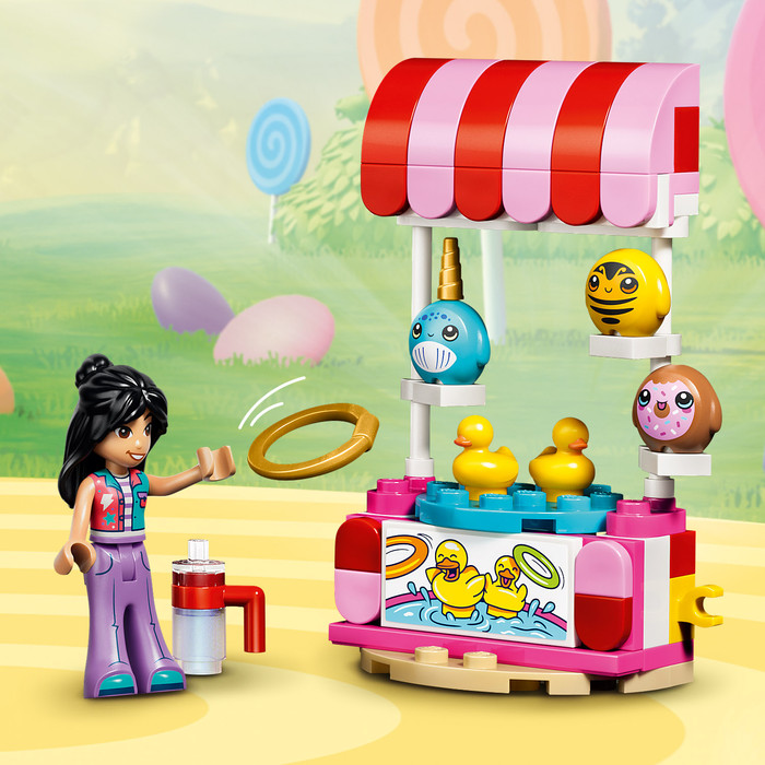LEGO Friends Reuzenrad van Snoep en Cupcakes 42700 product in gebruik