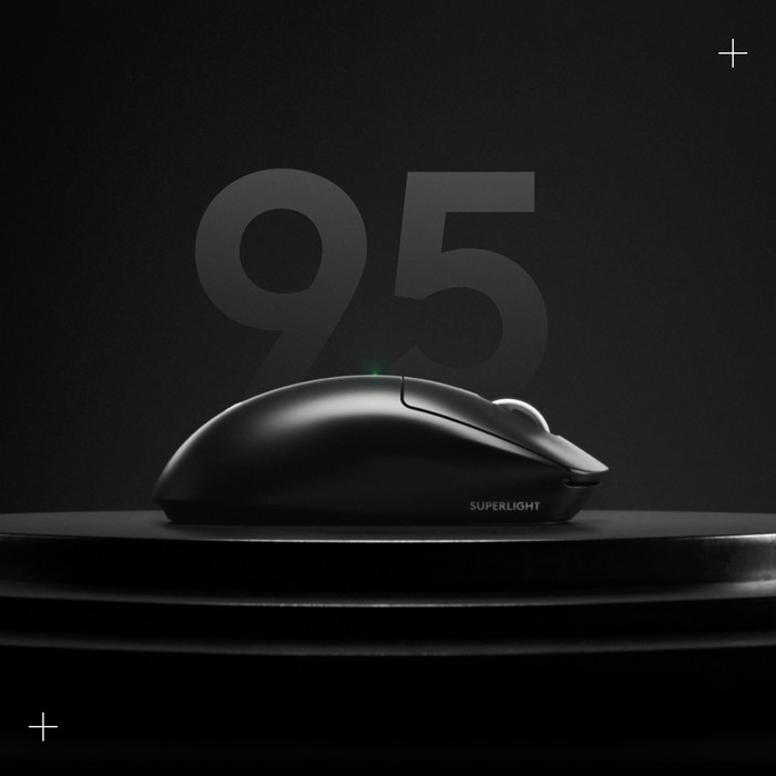 Logitech G PRO X Superlight 2 Lightspeed Draadloze Gaming Muis Zwart visual leverancier