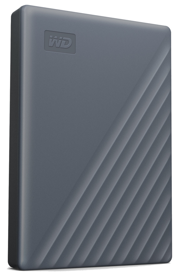 WD My Passport for Mac Type C 2TB Blue - Duo Pack left side