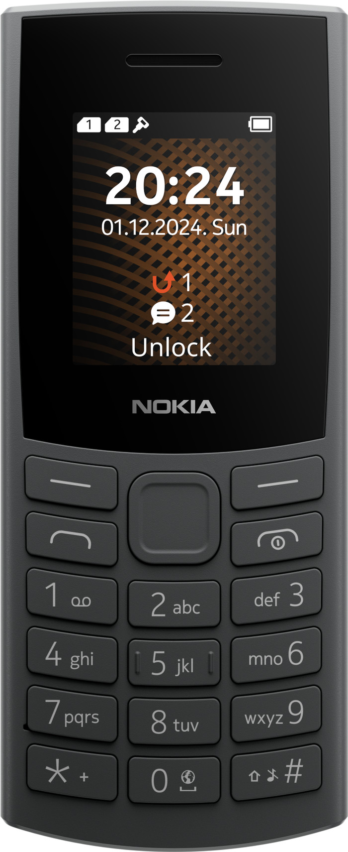 Nokia 105 128MB Gray 4G Main Image