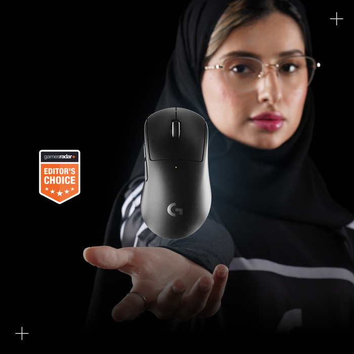 Logitech G PRO X Superlight 2 DEX Lightspeed Draadloze Gaming Muis Zwart visual leverancier