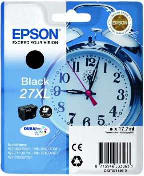 Epson 27XL Cartridge Zwart Main Image
