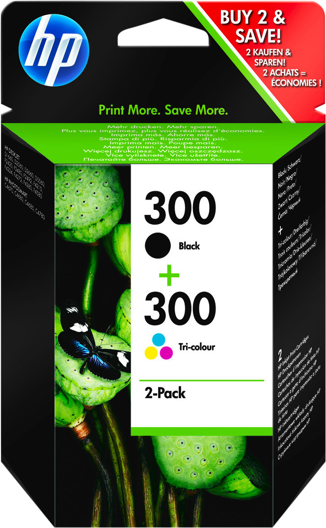 HP 300 Cartridges Combo Pack Main Image