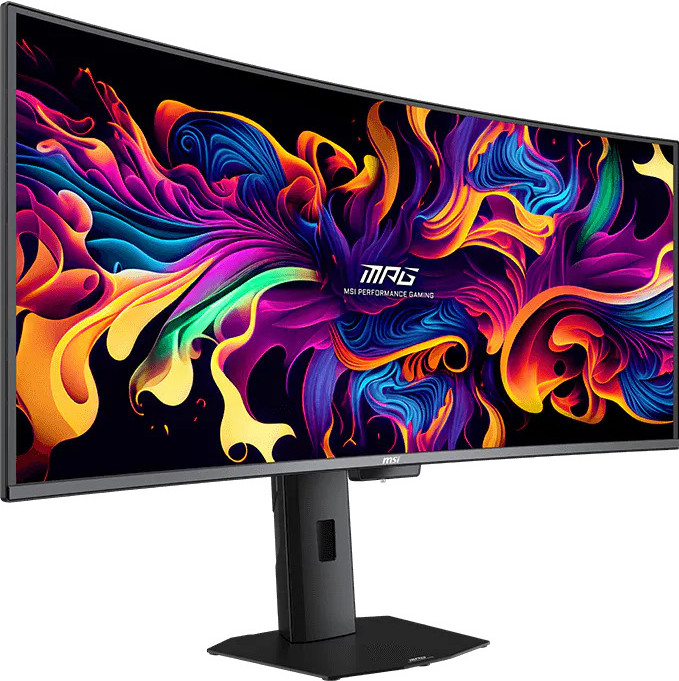 MSI MPG 341CQR X36 QD-OLED Curved linkerkant