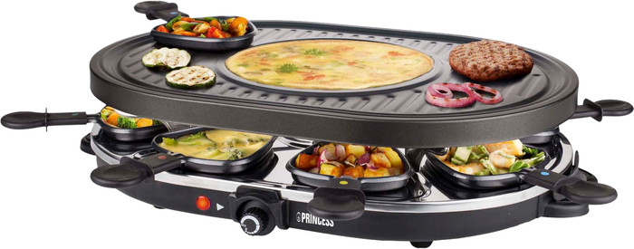 Princess Raclette 8 Oval Grill Party 162700 Main Image