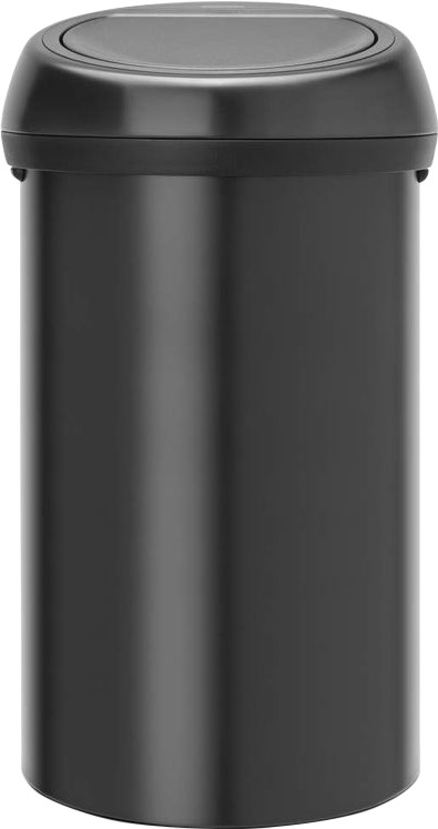 Brabantia Touch Bin 60 Litres Matt Black Main Image
