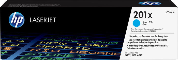 HP 201X Toner Cyaan (Hoge Capaciteit) Main Image