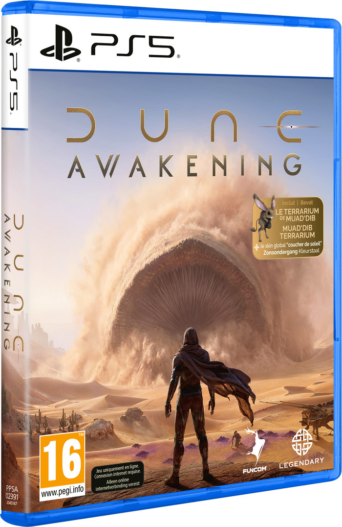 Dune: Awakening Day One Edition PS5 packaging