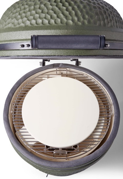 Moddern Pizzasteen 36,5 cm product in gebruik