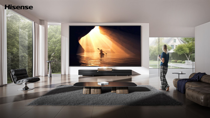 Hisense L9Q (2026) product in gebruik