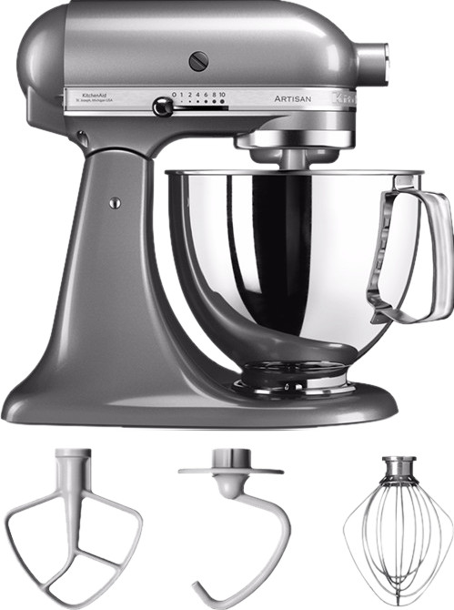 KitchenAid Artisan Mixer 5KSM125 Contourzilver Main Image
