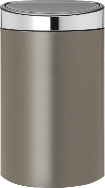Brabantia Touch Bin 40 Litres Platinum / Couvercle Matt Steel Main Image