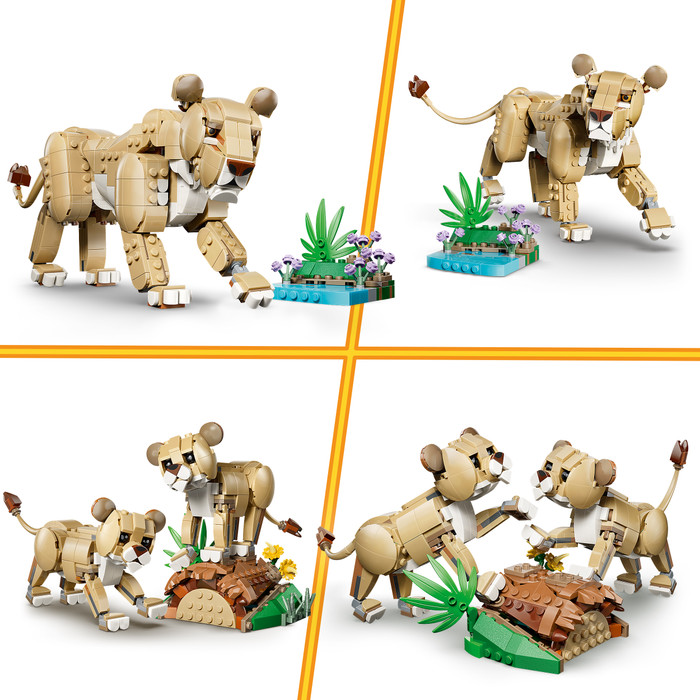 LEGO Creator 3-in-1 Wilde dieren: Majestueuze Leeuw 31386 product in gebruik