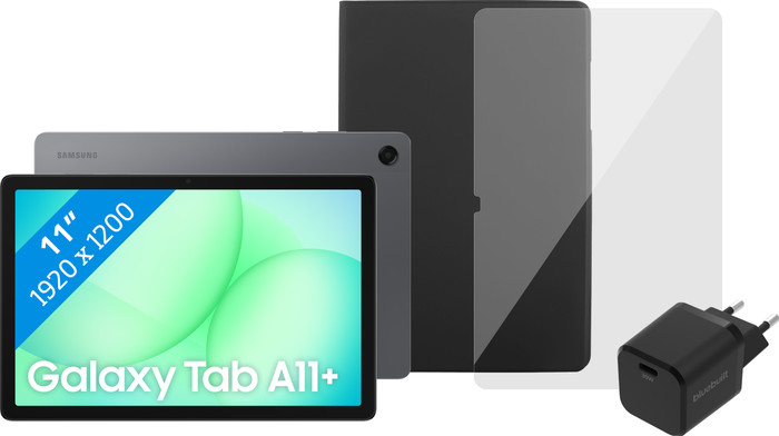 Samsung Galaxy Tab A11 Plus 11 inch 256GB Wifi Grijs + Compleet accessoirepakket Main Image