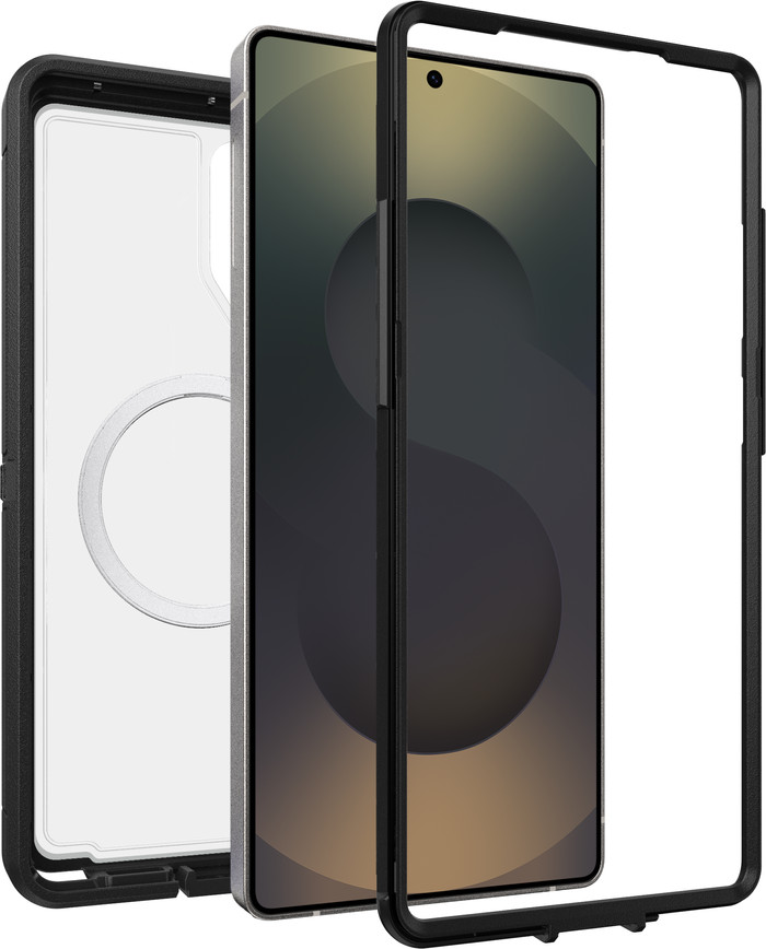 OtterBox Defender Samsung Galaxy S25 Ultra Back Cover with Magnet Transparent Black Belt visual supplier