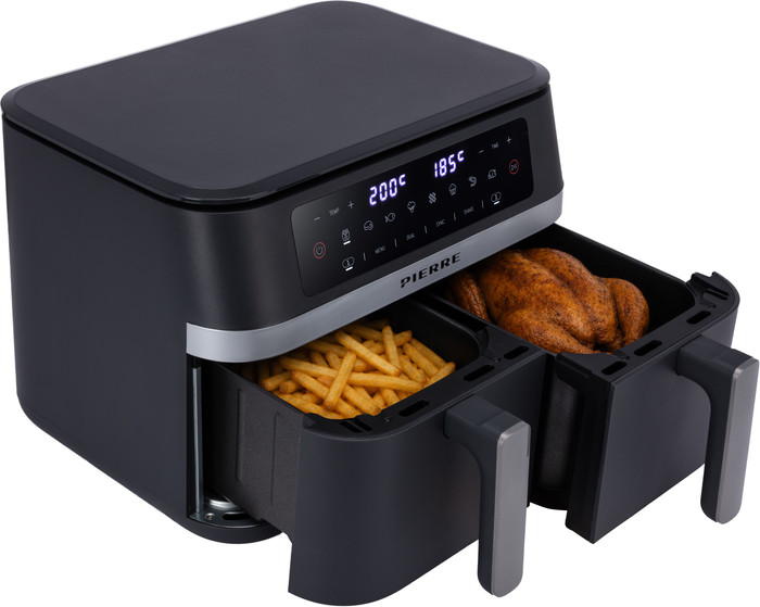 Pierre Dual Basket Airfryer product in gebruik