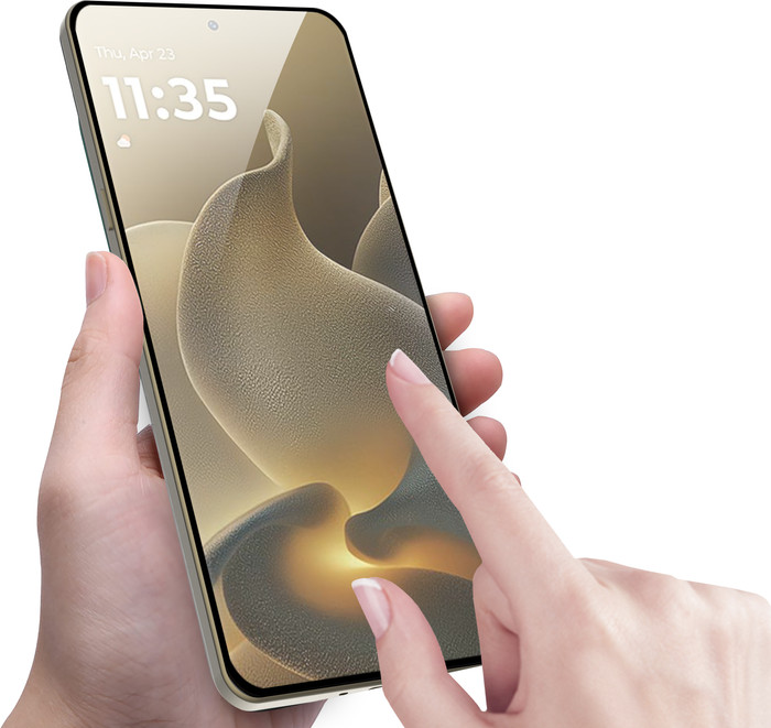 Just In Case Tempered Glass Motorola Signature Screenprotector product in gebruik