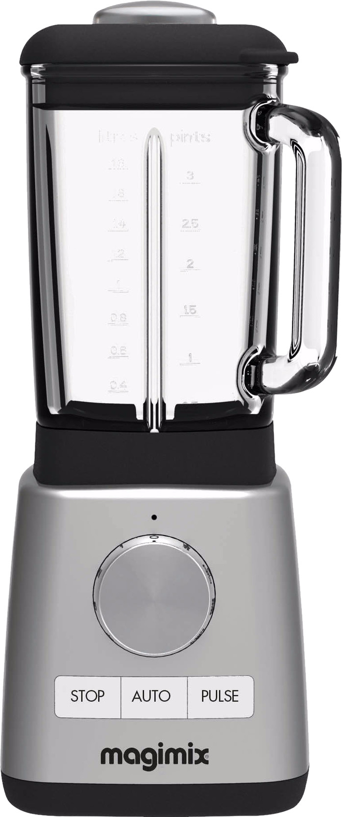 Magimix Power Blender 4 Matte Chrome front
