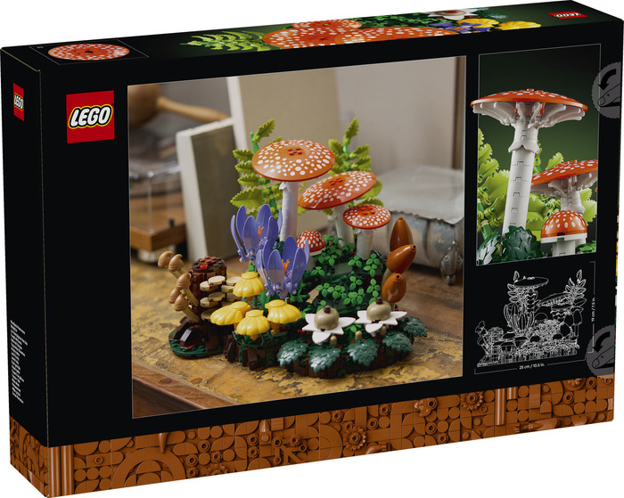 LEGO Botanicals Woodland Mushrooms 11505 packaging