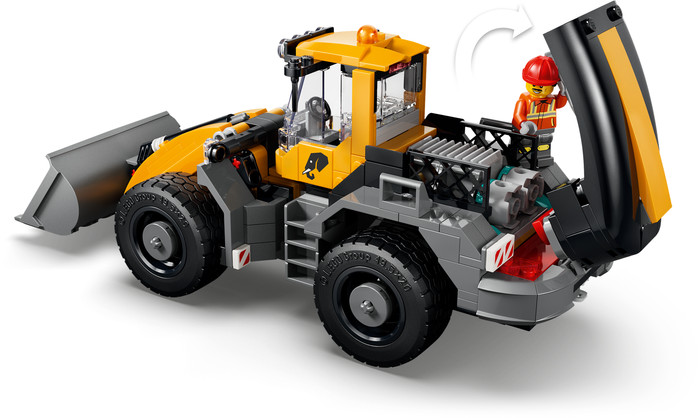 LEGO City Kiepwagen en voorlader 60494 detail