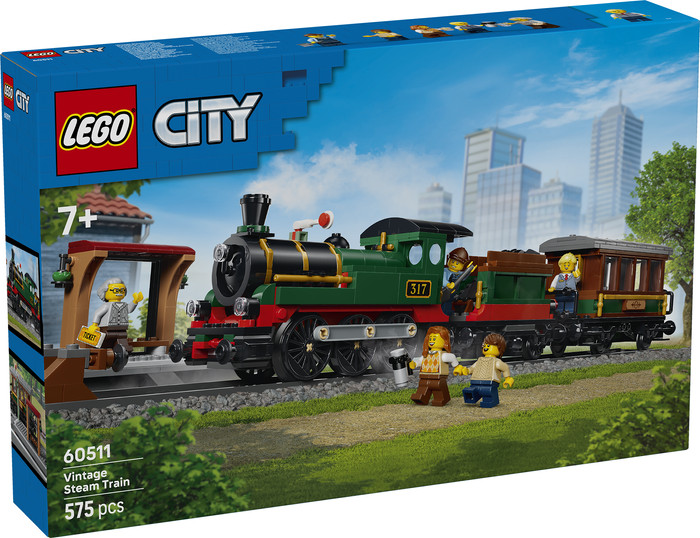 LEGO City Vintage stoomtrein 60511 verpakking