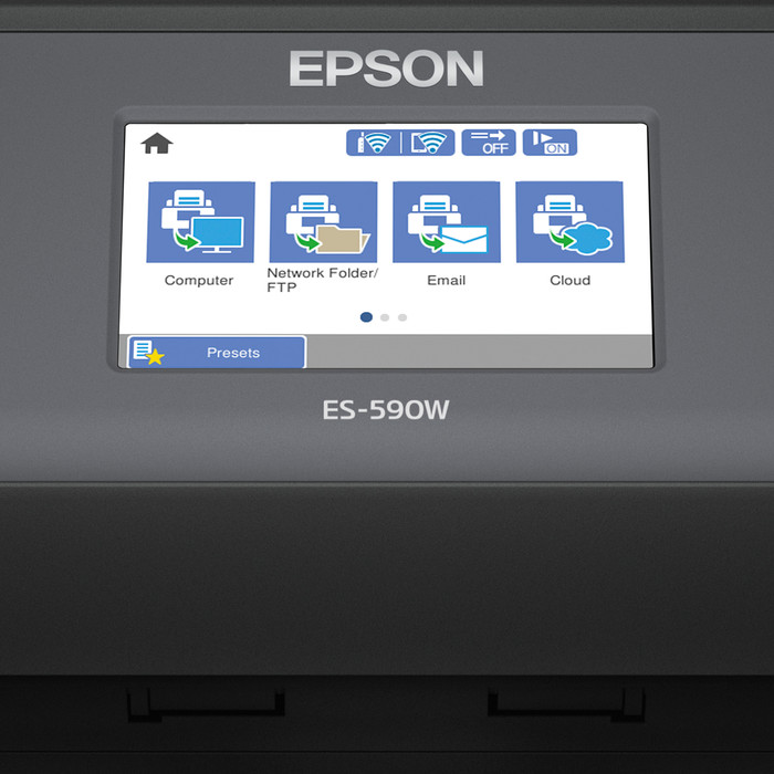 Epson WorkForce ES-590W detail