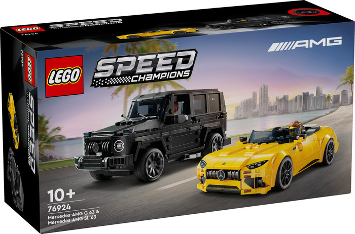 LEGO Speed Champions Mercedes-AMG G 63 and Mercedes-AMG SL 63 76924 packaging